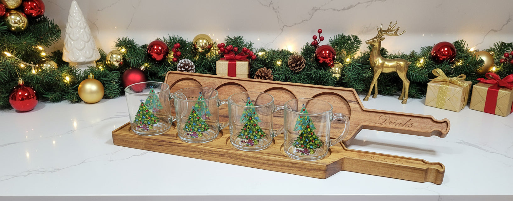 Drink Carrier Tray with Handle