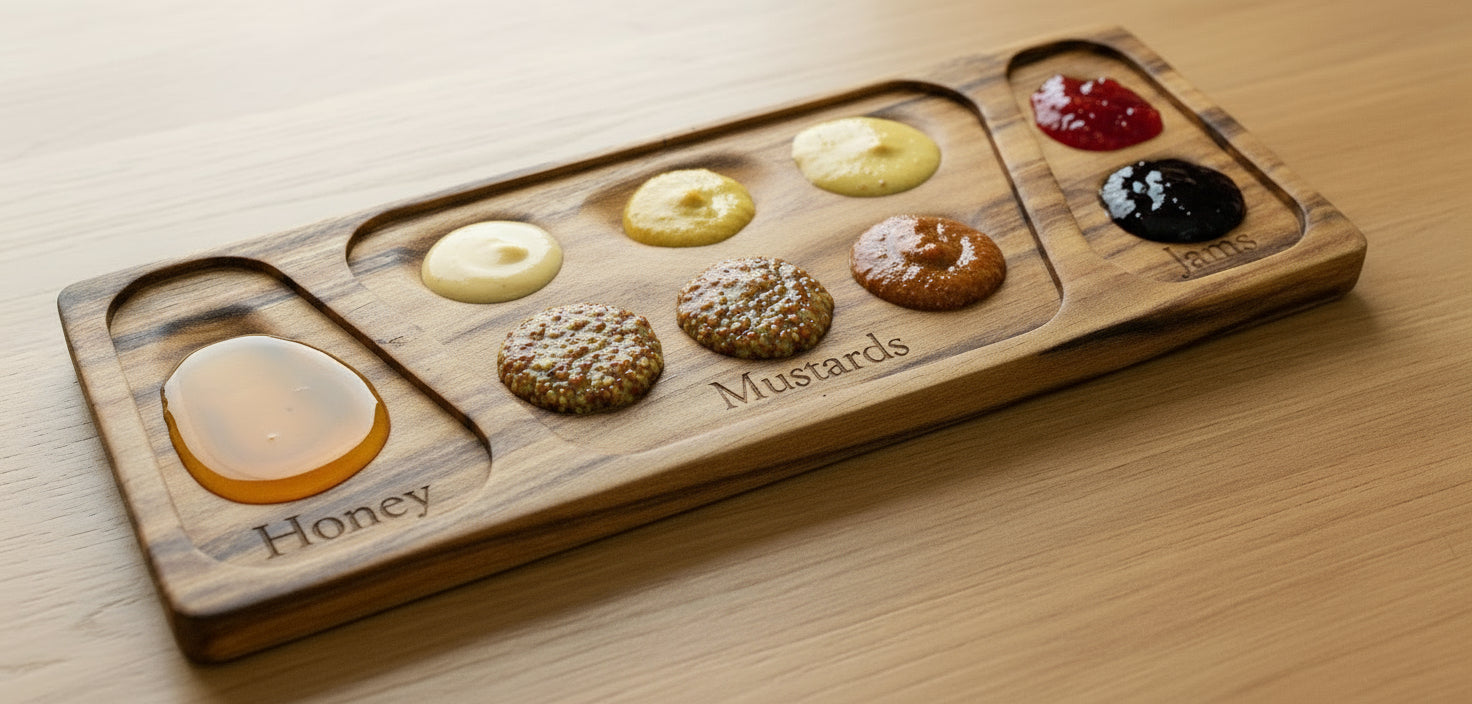 Honey, Mustards, and Jams Tray