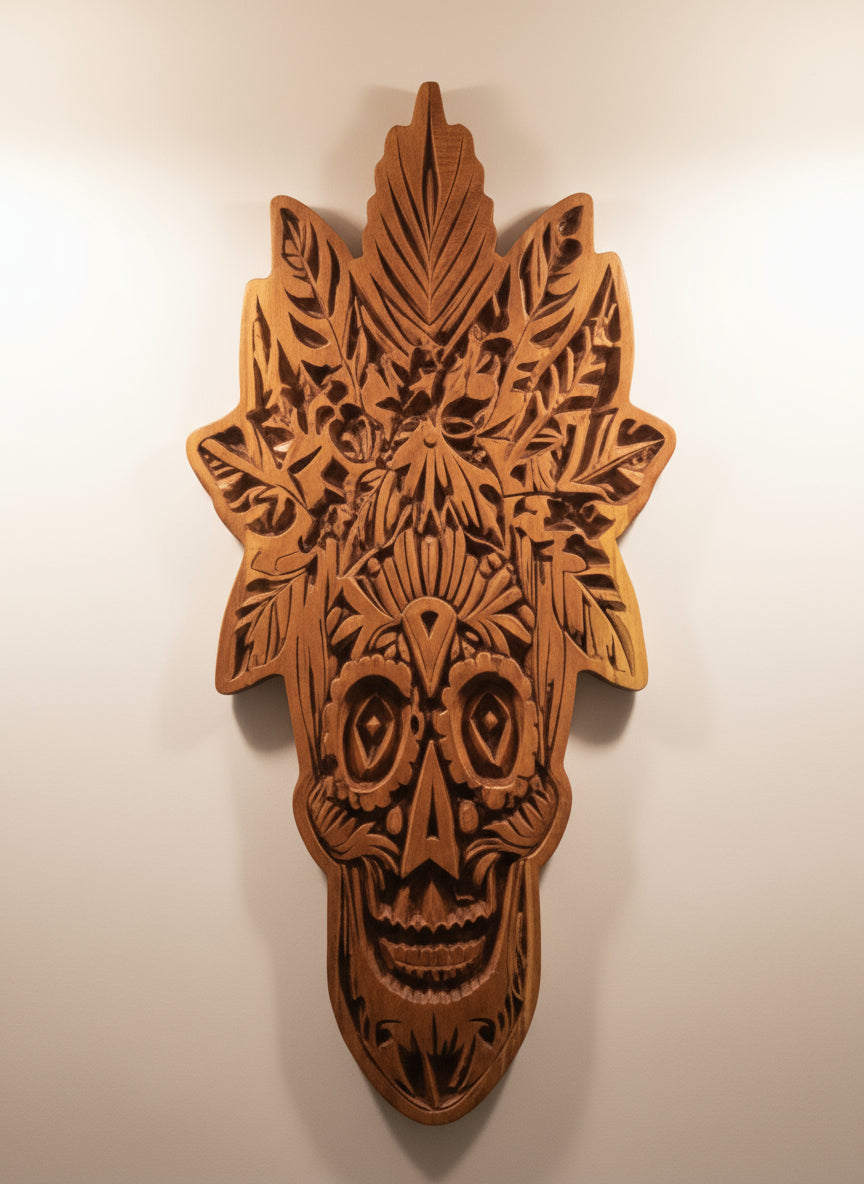 Tiki Skull Wall Art